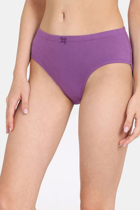Rosaline Fleur Burst Medium Rise Full Coverage Hipster Panty (Pack of 3) - Multicolor — image 8